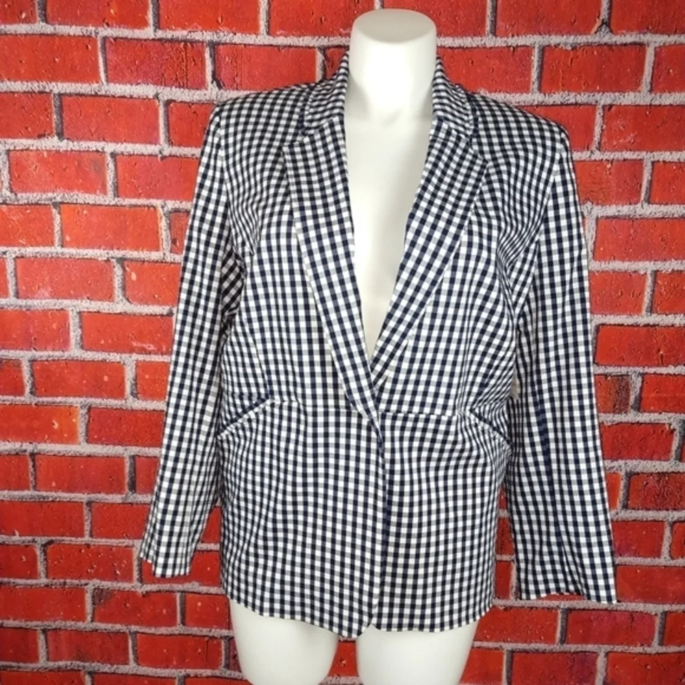 Rafaella Gingham Blazer - Picture 3 of 11